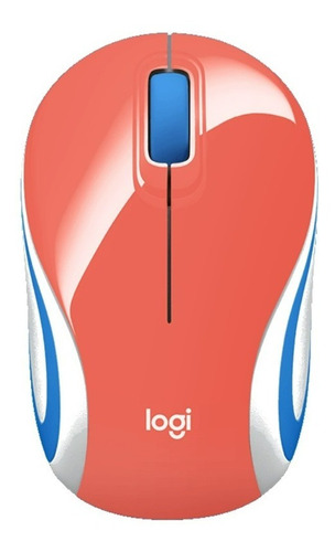 Mouse Logitech M187 Coral Inalambrico