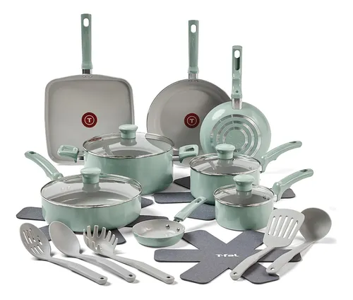 comprar Juego De Utensilios De Cocina T-fal Refresh Ceramic, Antiadh