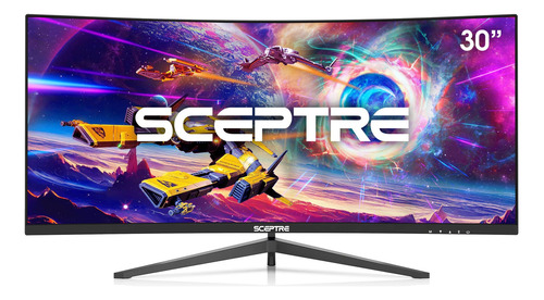 Monitor Sceptre Para Juegos, Curvado, De 30 Pulgadas, 21:9 .