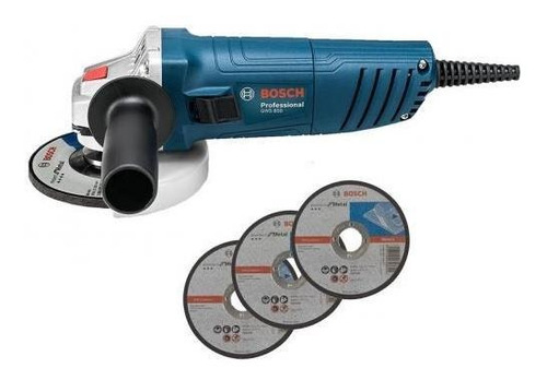 Esmeril Angular Bosch Gws 850 Incluye 3 Discos