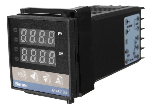 Controlador De Temperatura Digital Ssr K Max.40a Pid Set Lcd