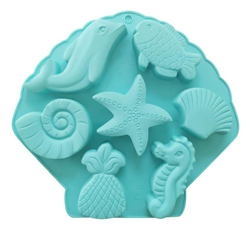 ~? Palksky Under The Sea Silicone Cake Mold Ocean Animal Dol