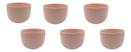 Cerealero Bowl Sopero Porcelana 550cc Rosa X 6 Un