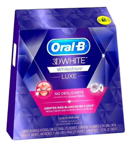 Tiras Blanqueadoras Oral-b 3d 14 Sobres Whitestrips Luxe