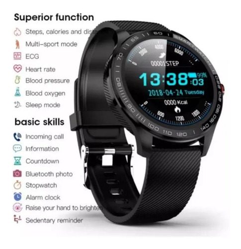 L9 Smartwatch Relógio Eletrônico Original Lenfo