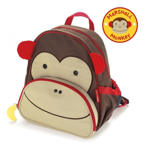 Mochila Zoo Skip Hop Macaco Monkey Infantil Escolar Costas