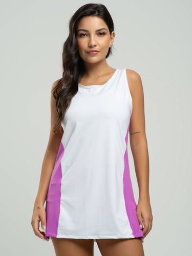 Vestido Dry Fit Com Short De Bolso Moda Fitness Esportivo