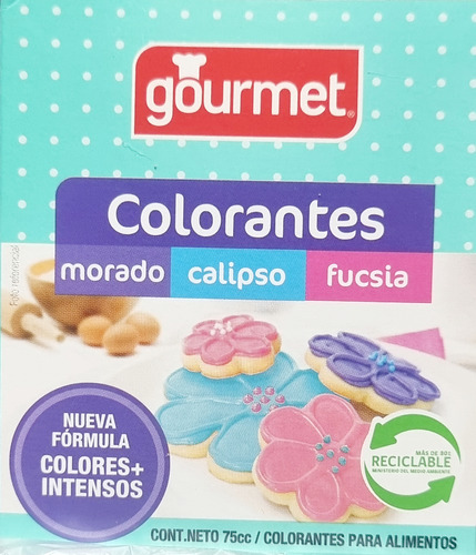 Colorante Comestible Gel Gourmet Pasteleria  75gr Morcalfuc