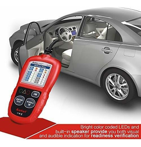 Imagen 3 de 3 de Escaner Codigo Autel Autolink Rojo Negro