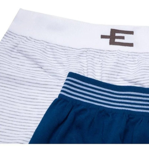Imagen 3 de 9 de Pack X 12 Boxers Liso Y Rayado Eyelit Seamless Algodón