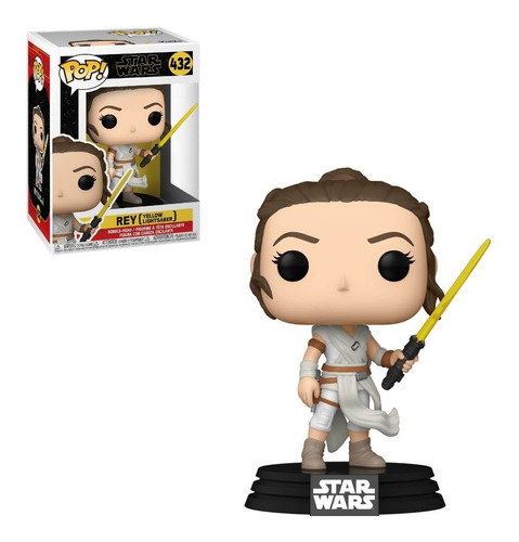 Funko Pop Star Wars Rey Yellow Lightsaber