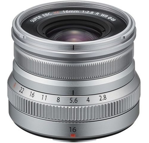 Fujifilm Xf 16mm F/2.8 R Wr / Lente Fuji 16mm ( Prata )