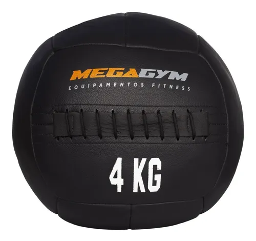 Wall Ball 4 Kg Couro Legitimo Para Crossfit Medicinal Ball Frete