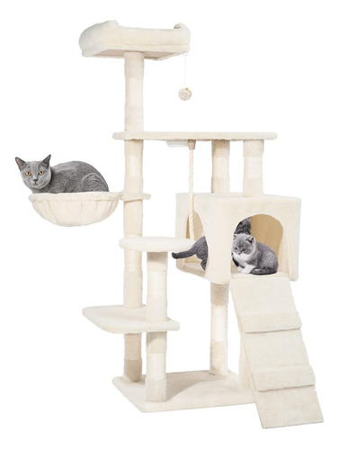 Hawsaiy Multi Level 51in Cat Tree Tower Para Muebles De Inte