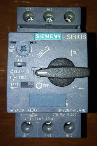 Guardarmotor Siemens 7-10 Amp