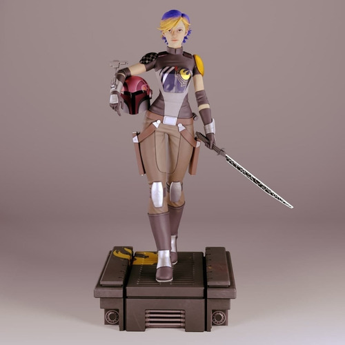 Archivo Stl Impresión 3d - Star Wars - Sabine Wren - Fan Art