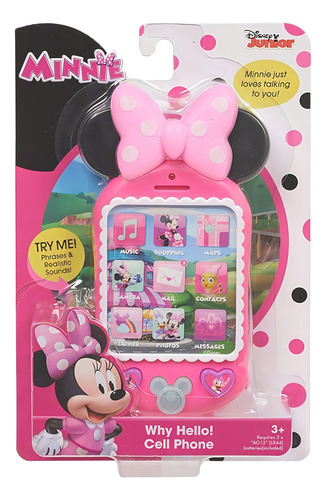 Disney Júnior Minnie Just Play Teléfono Celular Color Rosa