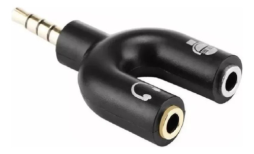 Divisor Sonido Microfono Audifono Adaptador 3.5 Mm Audio Pc