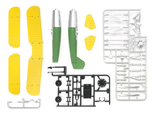 Kits De Construcción 1:48, Rompecabezas 3d, Amarillo X10