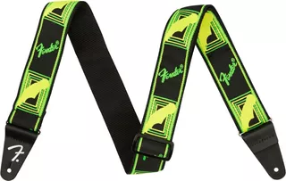 Fender Neon Monogrammed Strap Correa Para Guitarra