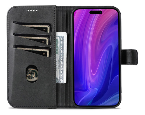 Funda Tipo Cartera Para Oppo A5 2020 4g/a5 Pro 5g Tarjetero, Cierre Magnético, Funda De Piel, Protectora
