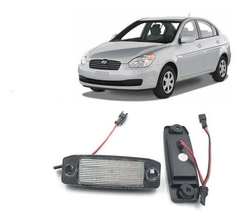 Luz Patente Led Hyundai Accent Sedan(mc) 2006-2012 Accesorio