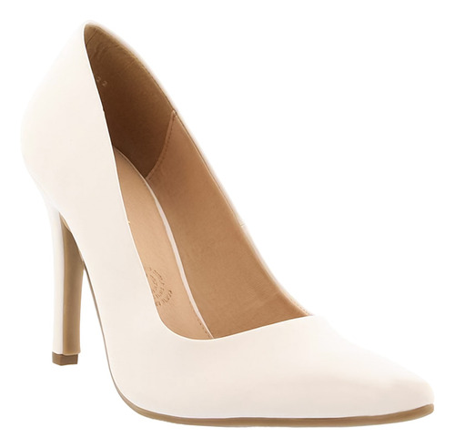 Zapatilla Alta Blanca Para Mujer Lady Paulina Catania 25401