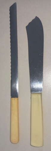 Cuchillo Antigüo Para Pan Y Cuchillo Para Torta