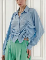 Comprar Camisas Blusas Manga Larga Formal Casual Noche Diseño Mujer