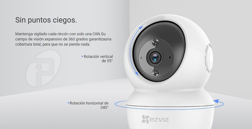 Camara Seguridad Domo Ip Wifi Hd Casa In4 Zoom Preset 128gb