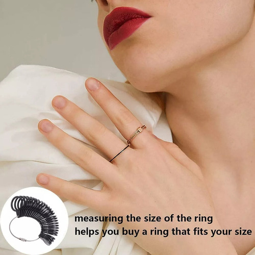 Medidor Número De Anillos + Probador De Dedos 2-piece Set