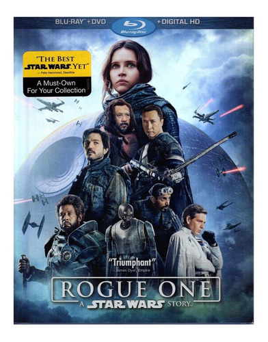 Rogue One Una Historia De Star Wars Pelicula Blu-ray + Dvd