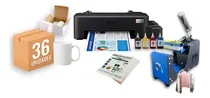 Comprar Combo Maquina Tazas 11oz + Impresora L121 + Caja Tazas 36und