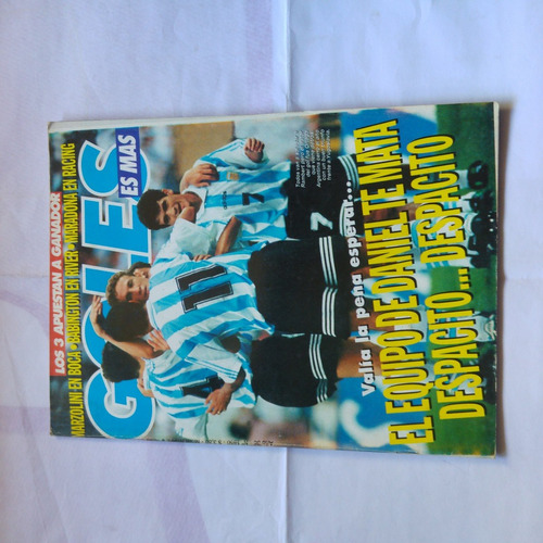 Revista Goles 1850 Selección Argentina De Pasarella