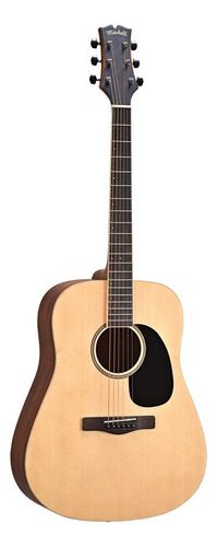 Violão acústico Mitchell Element ME1 para destros natural pau-rosa satin