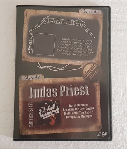 Metallica & Judas Priest Classic Album 2dvd Original