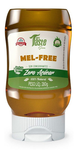 Mrs. Taste Zero Azúcar Miel free - Unidad - 1 - 280 g - Frasco (Incluye: Es salsa)