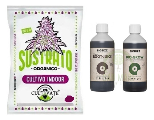 Cultivate Indoor 80 Lt. Biobizz Root Juice Bio Grow 1 Lt.