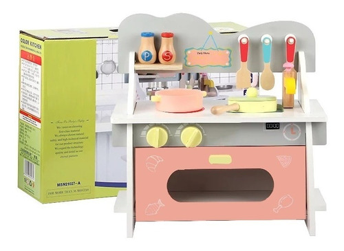 Cocina Juguete Niños  Infantil Juguete Didáctico De Madera