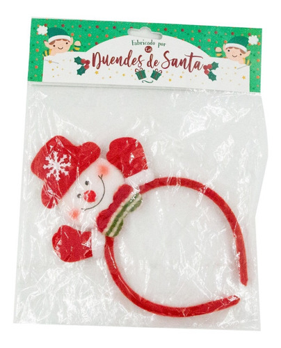 4 Diademas Personajes De Navidad Posadas Navideño Fiestas
