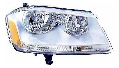 For 08-14 Avenger Sxt Se Headlamp Chrome Housing  Passenge