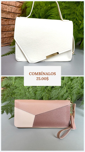 Juego Cartera Y Monedero Oferta Especial #mesdelamujer