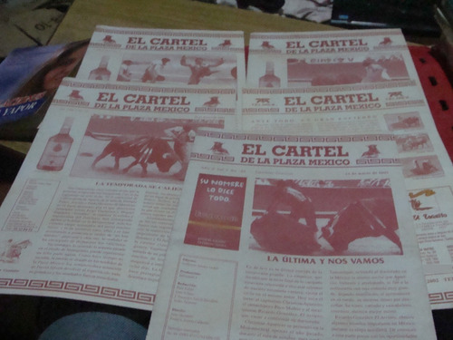 11 Revistas , El Cartel De La Plaza Mexico