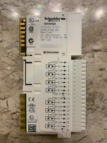 Módulo 16 Entradas Digitais Schneider Electric Stb Ddi 3725 (Usado)