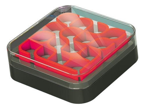 Curve Puzzle Box Fun Simple Rule Juego De Estrategia Rojo