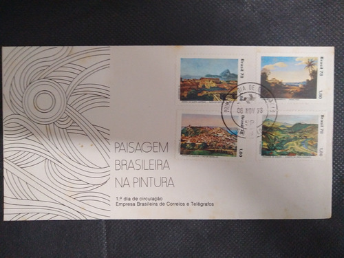 Envelope Primeiro Dia 1978 / Paisagem Brasileira Na Pintura 