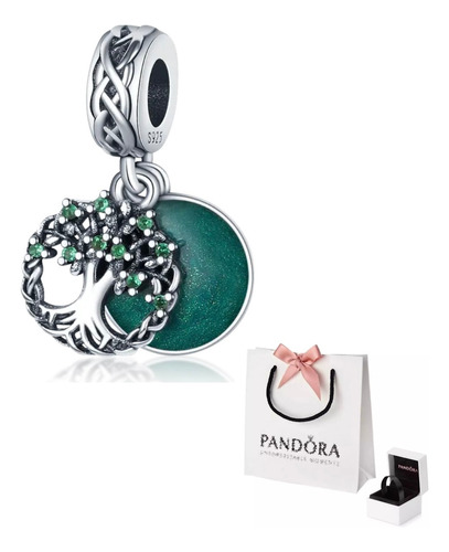 Charm Pandora Jade Arbol De La Vida  Plata S925