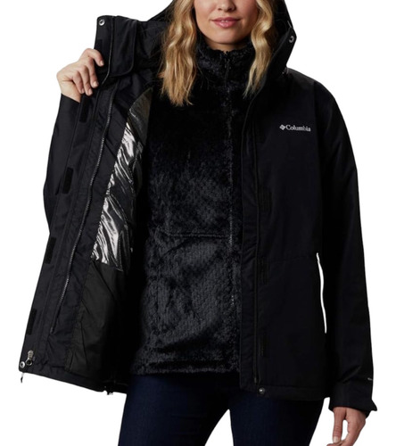 Campera Columbia Mujer Bugaboo Ii Impermeable 3 En 1 Talle L