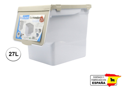 2 Caja Contenedor Apilable Multiusos Hecho En España 27l