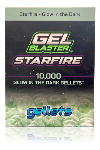 Municiones Gel Blaster Gellets Starfire 10k, Flourecentes